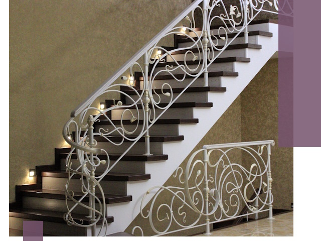 Кованые лестницы под ключ в Феодосии — изготовление и монтаж