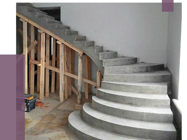Изготовление бетонных лестниц под ключ в Феодосии от 19808 руб. | ПРОЛЁТ-Фдс