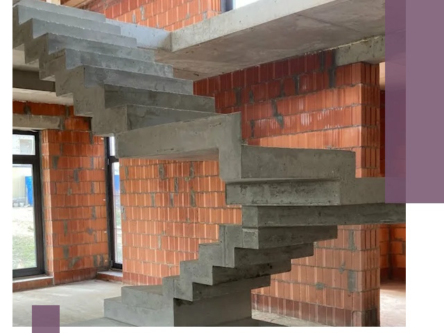 Изготовление бетонных лестниц под ключ в Феодосии