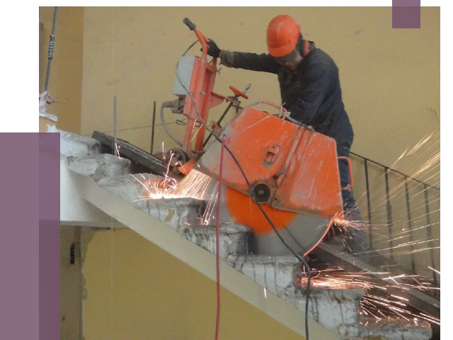 Демонтаж бетонных лестниц в Феодосии от 4571 руб. за м2 | ПРОЛЁТ-Фдс