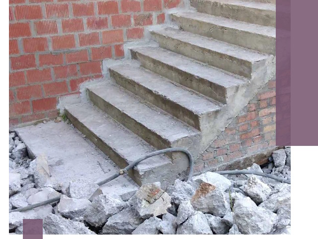 Демонтаж бетонных лестниц в Феодосии: быстро и безопасно