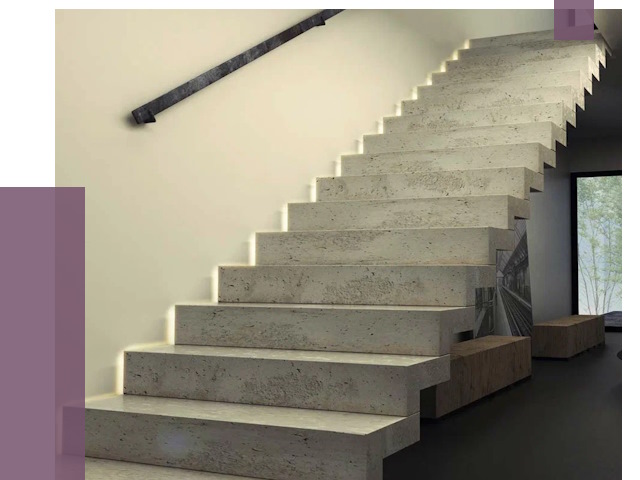 Облицовка бетонных лестниц в Феодосии от 4571 руб/м2