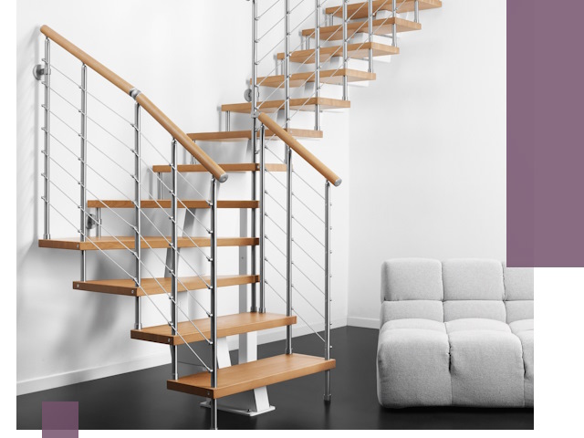 Модульные лестницы под ключ в Феодосии — монтаж и изготовление