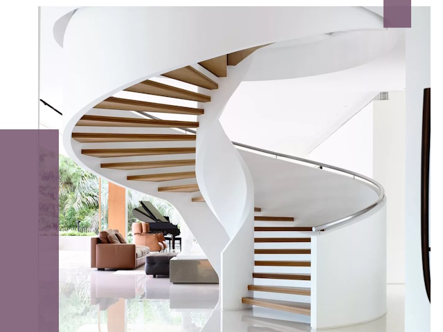 Винтовые лестницы в Феодосии под ключ от 48251 руб. | ПРОЛЁТ-Фдс