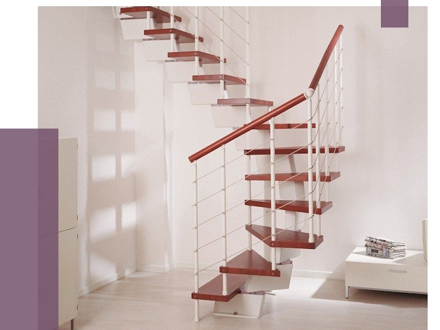 Изготовление лестниц на больцах в Феодосии от 9650 руб. | ПРОЛЁТ-Фдс