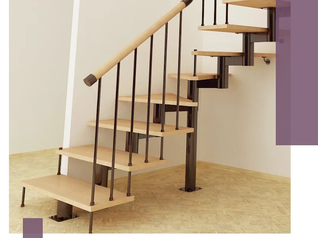 Монтаж лестниц на больцах в Феодосии — быстро и надежно