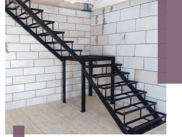 Лестницы на металлокаркасе под ключ в Феодосии — изготовление и монтаж