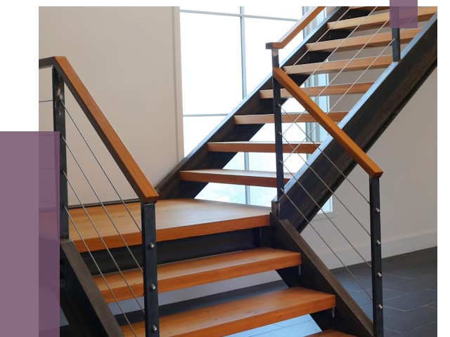 Изготовление лестниц на металлокаркасе в Феодосии от 18792 руб. | ПРОЛЁТ-Фдс