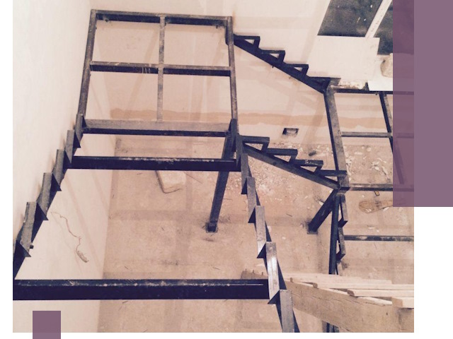 Монтаж лестниц на металлокаркасе в Феодосии быстро и качественно