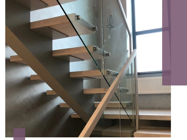 Изготовление лестниц на монокосоуре в Феодосии с монтажом и гарантией