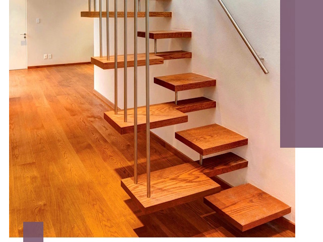 Лестницы «гусиный шаг» на заказ в Феодосии для узких пространств