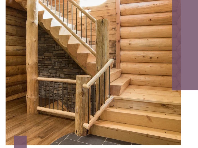 Лестницы в баню под заказ и профессиональный монтаж в Феодосии