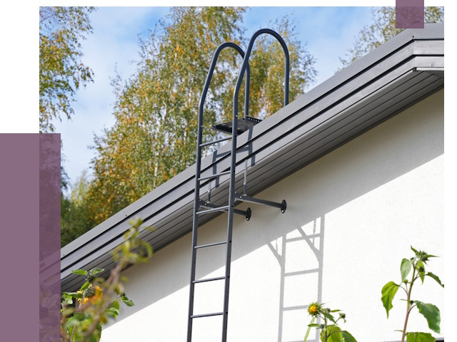 Лестницы на крышу в Феодосии от 18995 руб. — монтаж и монтаж ПРОЛЁТ-Фдс