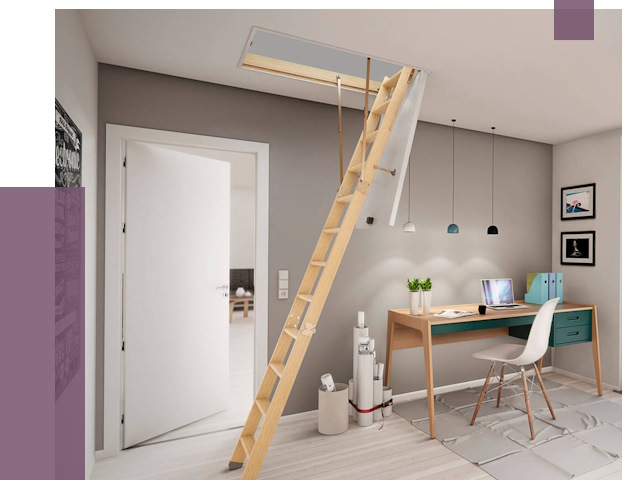 Чердачные лестницы в Феодосии — от 14475 руб. | ПРОЛЁТ-Фдс