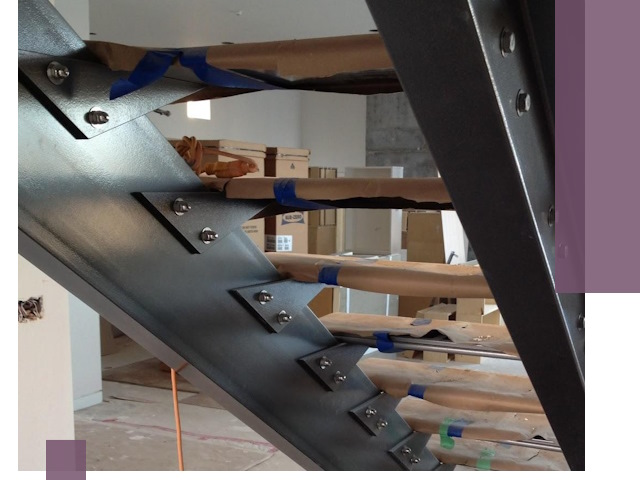 Усиление лестничных конструкций и усиление опор в Феодосии