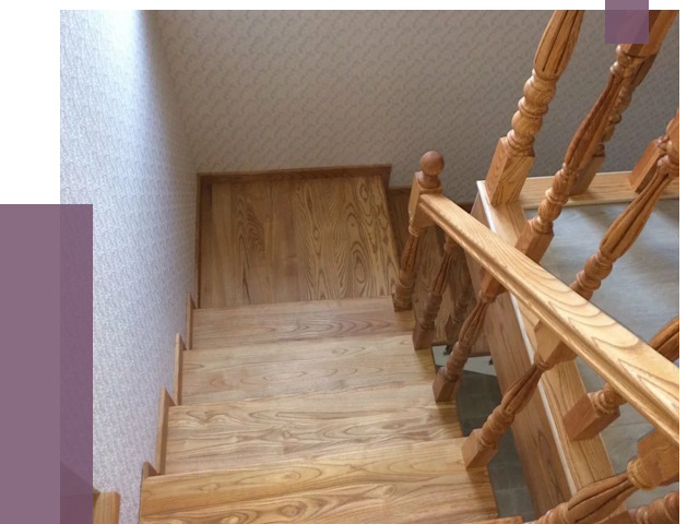 Сосновые лестницы в Феодосии под ключ от 8025 руб.  | ПРОЛЁТ-Фдс