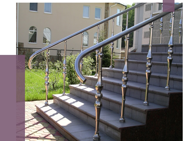 Перила для крыльца в Феодосии от 10666 руб. — монтаж ПРОЛЁТ-Фдс