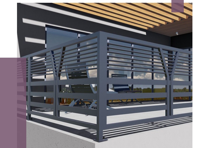 Изготовление балконных ограждений в Феодосии от 10666 руб. | ПРОЛЁТ-Фдс