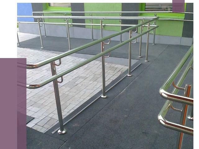 Ограждения пандусов в Феодосии от 4317 руб. монтаж | ПРОЛЁТ-Фдс