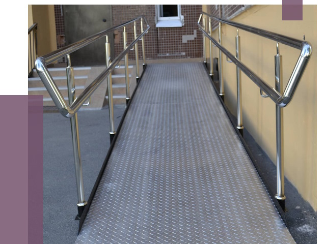 Пандусы в Феодосии от 12190 руб. — установка для инвалидов | ПРОЛЁТ-Фдс