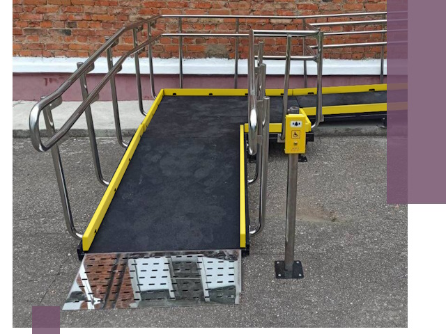 Изготовление наклонных пандусов для инвалидов в Феодосии