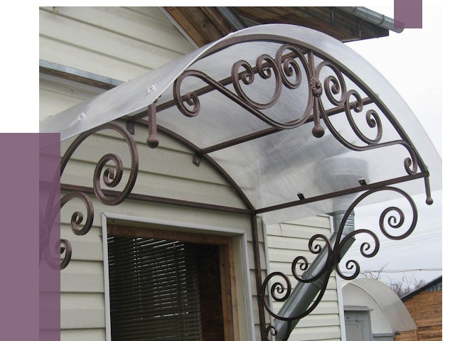 Изготовление козырьков в Феодосии от 7314 руб. — заказать | ПРОЛЁТ-Фдс