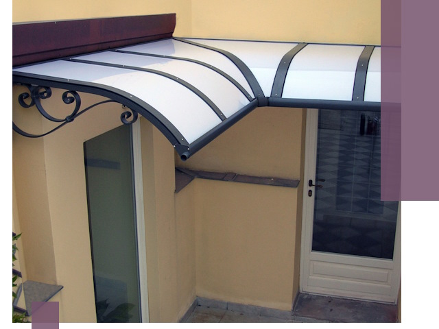 Монтаж козырьков любой сложности в Феодосии под ключ