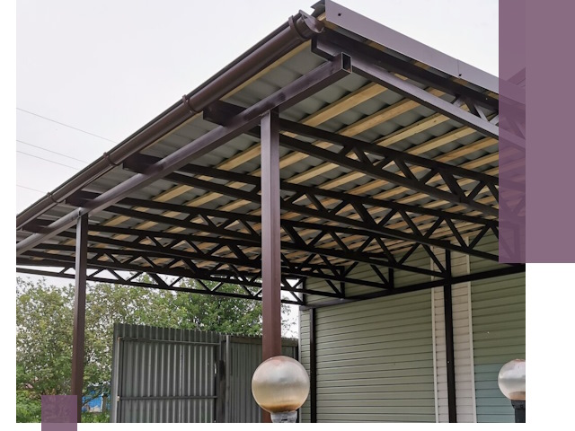 Навесы под ключ в Феодосии: изготовление, монтаж и гарантия