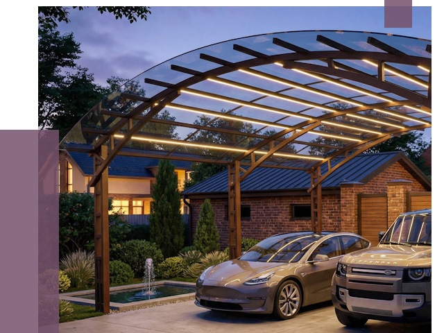 Металлические навесы в Феодосии от 12596 руб. под ключ — ПРОЛЁТ-Фдс