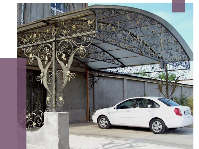 Кованые навесы в Феодосии от 14475 руб. | ПРОЛЁТ-Фдс