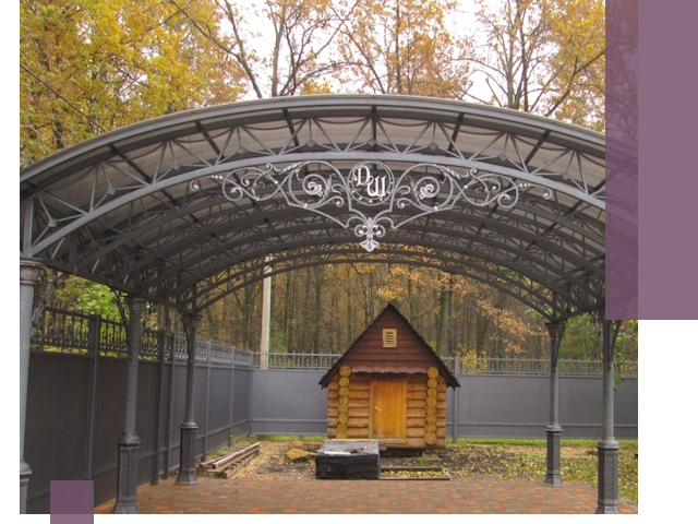 Кованые навесы премиум-класса под заказ в Феодосии