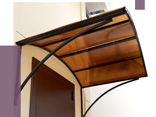 Недорогие козырьки в Феодосии от 7537 руб.  | ПРОЛЁТ-Фдс