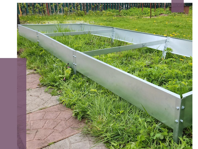 Металлические бордюры для грядок в Феодосии от 1778 руб. 