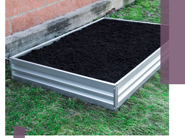 Металлические бордюры для грядок в Феодосии: прочность и аккуратность