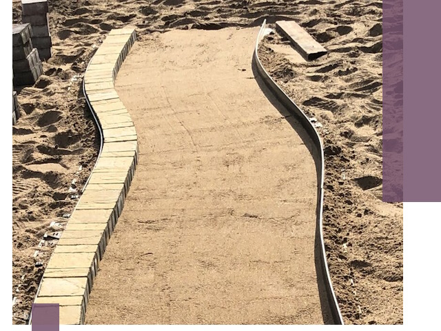 Металлические бордюры для тротуаров в Феодосии — прочные и долговечные