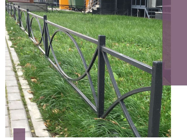Газонные ограждения из металла в Феодосии — монтаж и продажа