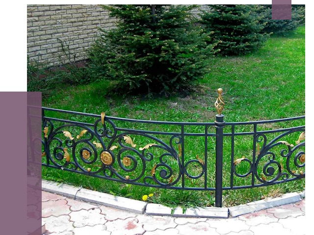 Кованые газонные ограждения в Феодосии от 7568 руб. — ПРОЛЁТ-Фдс