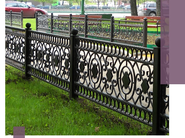 Секционные газонные ограждения под ключ в Феодосии