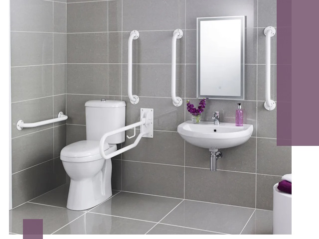 Поручни для санузлов в Феодосии: установка, ремонт и монтаж